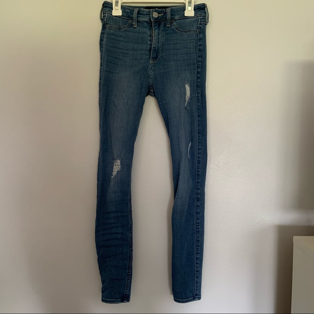 Hollister high rise jean leggings